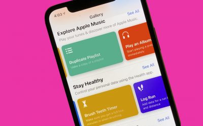 Stay Healthy with the Shortcuts App in iOS 12!